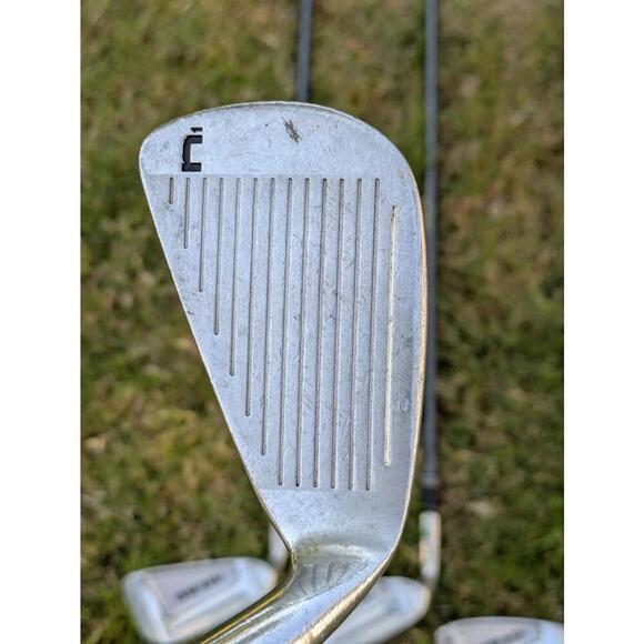 Jack Nicklaus The Bear Left Handed Linear Dynamics 3 4 5 6 7 8 9 P L Irons - Picture 10 of 15